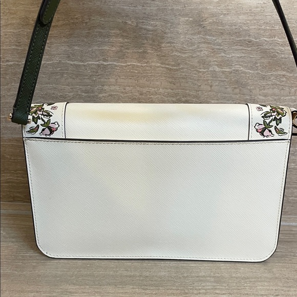Kate Spade ♠️ NWOT White Green & Pink Floral Shoulder crossbody Bag Set - Picture 7 of 12